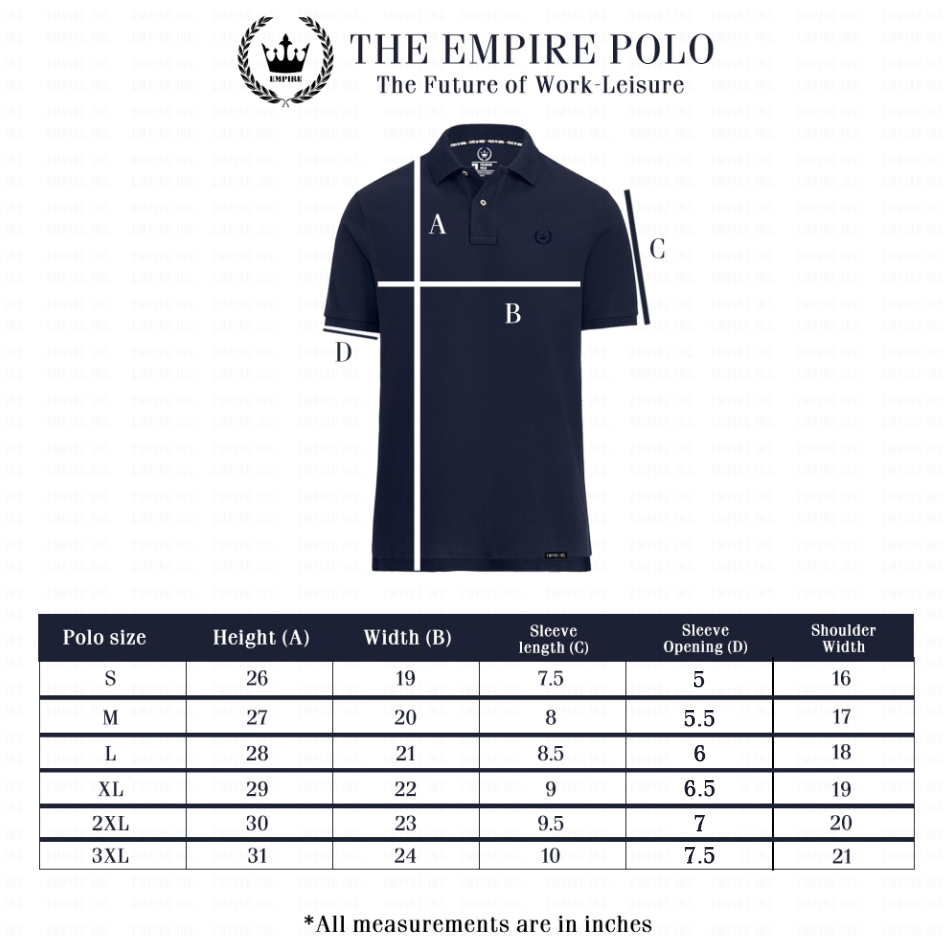 Navy Jacquard Homme Polo